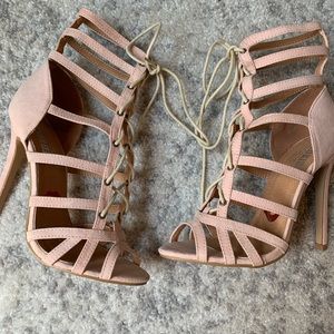 Lace up heels